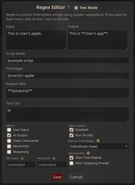 RegExエディター